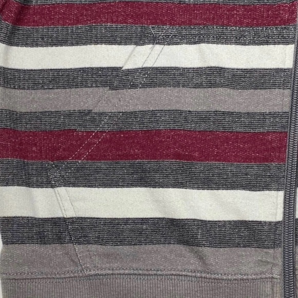 Ocean Current Striped Zip Up Hoodie - Picture 2 of 3
